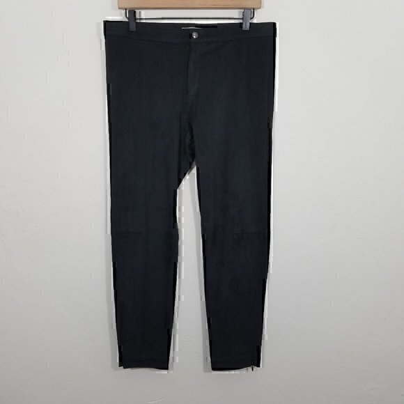 Banana Republic Pants - Banana Republic Suede Pants Zipper Size 12P